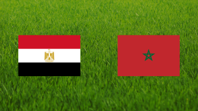 صورة مباراة المغرب ومصر في نصف نهائي كاس العرب الفوتسال