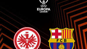 صورة مباراة برشلونة وفرانكفورت الالماني الاياب 14/4/2022 الدوري الاوروبي