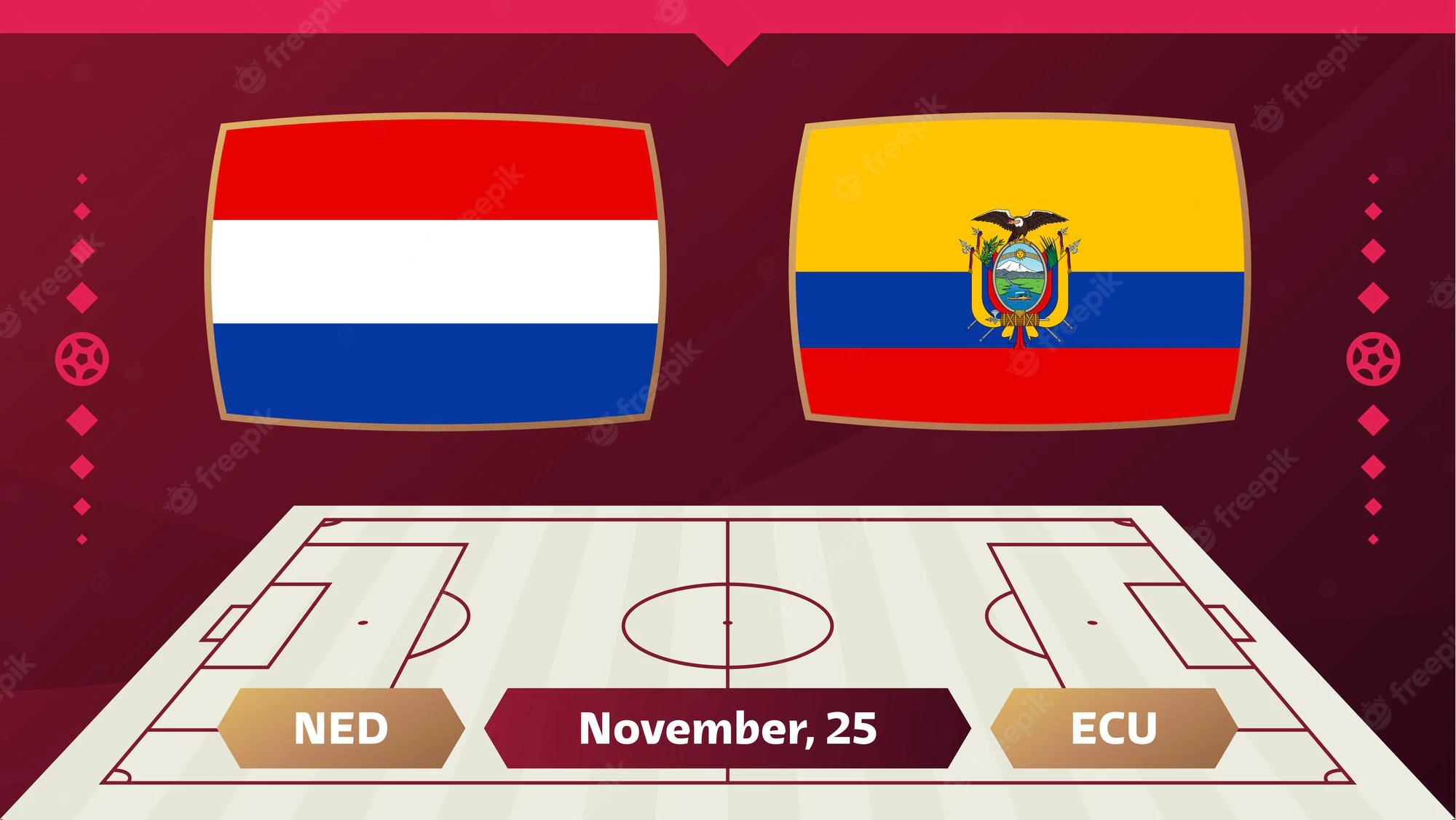 نتيجة مباراة هولندا والاكوادور في نتائج مباريات كاس العالم 2022
