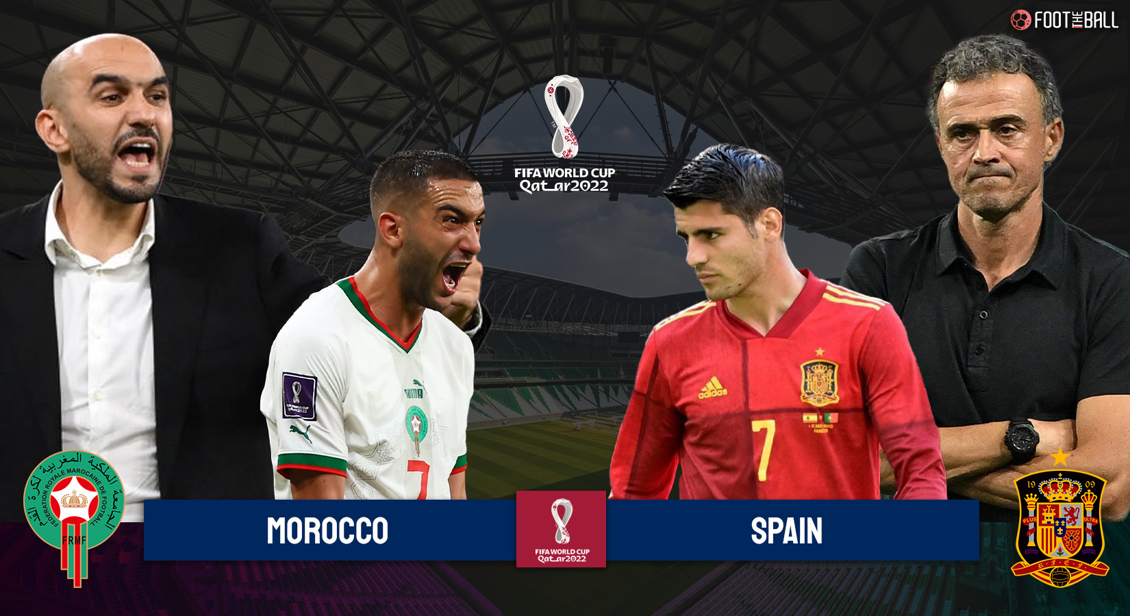 نتيجة مباراة المغرب واسبانيا  في ثمن نهائي كاس العالم 2022 : تأهل تاريخي للمغرب