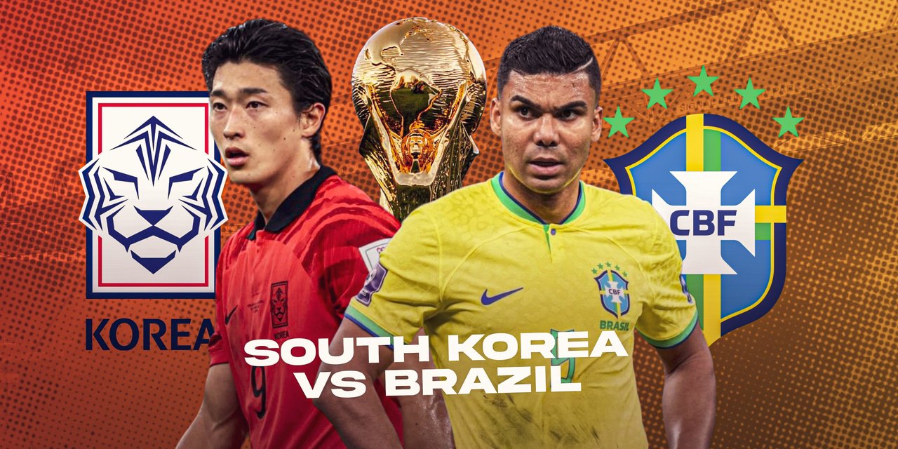 نتيجة مباراة البرازيل وكوريا الجنوبية في نتائج مباريات ثمن نهائي كاس العالم 2022